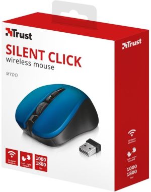 Mysz Trust Mydo Silent Click niebieska (21870) 5