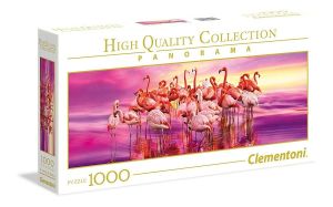 Clementoni Puzzle 1000 Panorama Flamingo 1