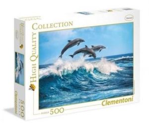 Clementoni Puzzle 500 - Dolphins (275470) 1