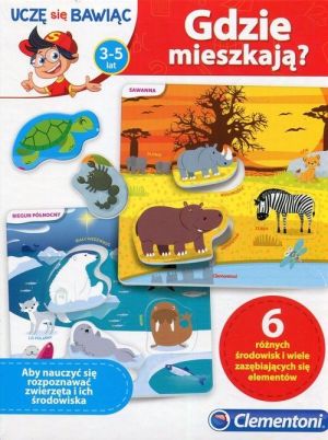 Clementoni Gdzie mieszkają? 1