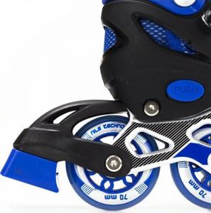 Rolki Nils Extreme NJ1828A rekreacyjne regulowane niebieskie r. 39-42 5