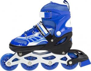 Rolki Nils Extreme NJ1828A rekreacyjne regulowane niebieskie r. 39-42 2