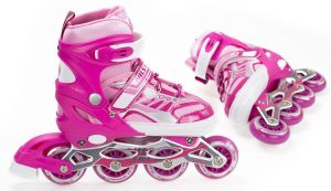 Rolki Nils Extreme NJ1828A rekreacyjne regulowane różowe r. 39-42 2