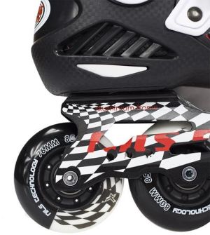 Rolki Nils Extreme Rolki męskie slalomowe NA12333 czarno-białe r. 40 6