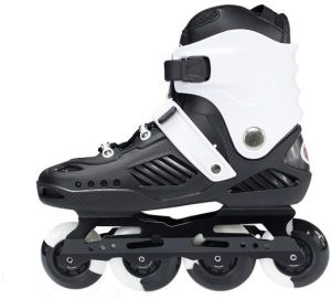 Rolki Nils Extreme Rolki slalomowe NA12333 czarno-białe r. 44 3