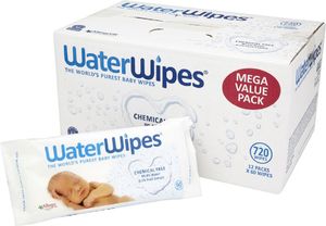 WaterWipes WaterWipes, Chusteczki nasączane czystą wodą, 12x60szt., KARTON PL - WWP00571K 1