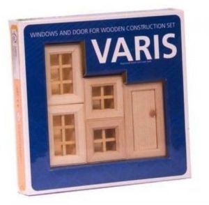 Varis Toys Okna i Drzwi Do Klocków Konstrukcji, 5 Szt (VTOY0150) 1