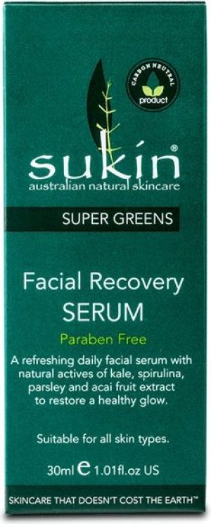 Sukin Super Greens Detoksykująco- naprawcze serum do twarzy 30ml 2