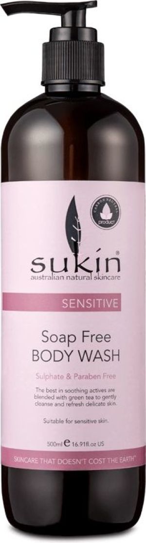 Sukin Sensitive Body Wash Żel do mycia ciała skóra wrażliwa 500ml 1