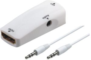 Adapter AV Mcab HDMI - D-Sub (VGA) + Jack 3.5mm biały (7200244) 1
