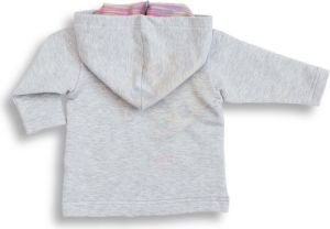 DressUp Bluza z kapturem Pink szaro-różowa r. 62 (DU-137) 2