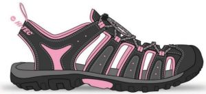 Hi-Tec Sandały damskie Eritio Wo's Pink/ Carbon Grey/ Dark Grey r. 37 2