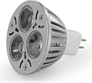 Whitenergy Żarówka LED GU5.3(MR16), 3xLED, 3W, 12V, ciepła biała (06954) 1