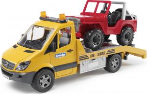 Bruder MB Sprinter pomoc drogowa + Jeep i sygnalizacja (02535) 1