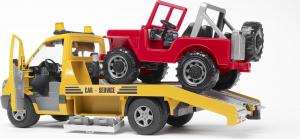 Bruder MB Sprinter pomoc drogowa + Jeep i sygnalizacja (02535) 3