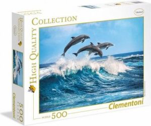 Clementoni Puzzle Delfiny 500 elementów (35055) 1