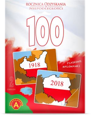 Alexander Zestaw Kreatywny Piaskowa Malowanka 100 Rocznica (2023/ALX) 1