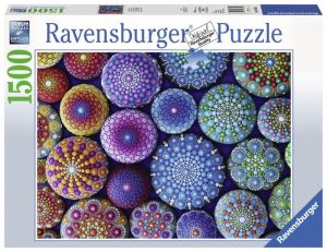 Ravensburger Puzzle 1500 elementów. Malowane kropkami (GXP-632983) 1