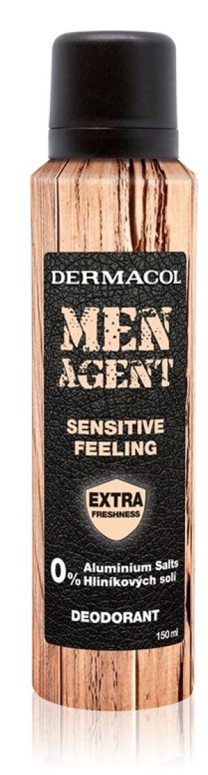 Dermacol Dezodorant dla mężczyzn Agent Sensitive Feeling 150 ml 1