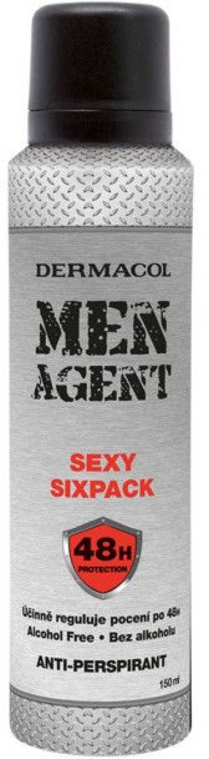 Dermacol Antyperspirant dla mężczyzn Agent Sexy Sixpack 48H 150 ml 1