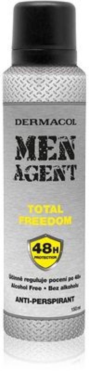 Dermacol Antyperspirant dla mężczyzn Agent Total Freedom 48H 150 ml 1