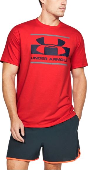 Under Armour Koszulka męska Blocked Sportstyle Logo czerwona r. S (1305667600) 1
