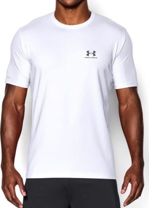 Under Armour Koszulka męska Sportstyle Left Chest Logo T-Shirt White r. S (1257616100) 1