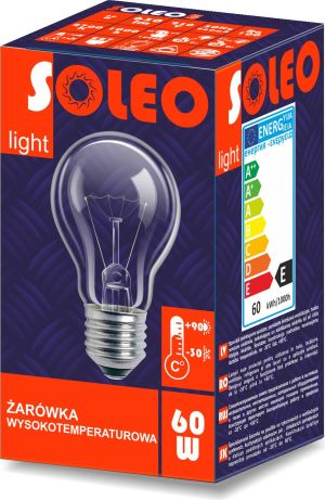 Helios Żarówka wysokotemperaturowa Soleo 60W E27 A55 230V (WST-0006) 2