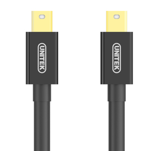 Kabel Unitek DisplayPort Mini - DisplayPort Mini 3m czarny (Y-C614BK) 2