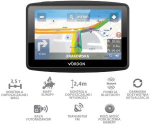 Nawigacja GPS Vordon 7" Vordon TRUCK (RTV-GPS-016-V) 10