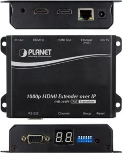 Planet PLANET TRANSMITER IHD-210PT EXTENDER OVER IP (1-PORT POE 100BASE-TX) - IHD-210PT 3