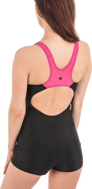 AquaWave Strój Kąpielowy Qarakuma Wmns Geometric Print/ Black/raspberry Sorbet r. S 7