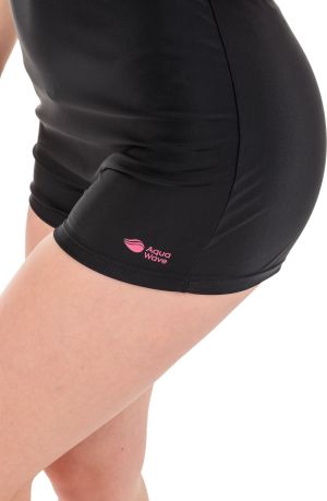 AquaWave Strój Kąpielowy Qarakuma Wmns Geometric Print/ Black/raspberry Sorbet r. S 9