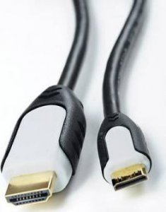 Kabel Impuls-PC HDMI Mini - HDMI 1.8m czarny (5004 N-G 1,8m bl) 1