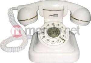 Telefon stacjonarny Maxcom VINTAGE BIALY 1