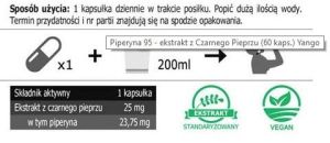 Yango Piperyna 95 30 kapsułek 2