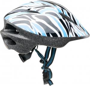 CoolSlide Kask Savanna Helmet Blue Zebra Print S 1