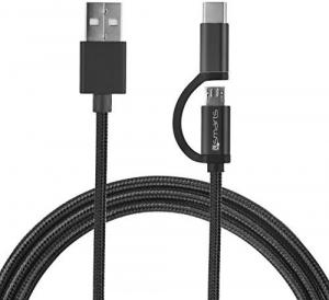 Kabel USB 4smarts USB-A - 1 m Czarny (4S468548) 1