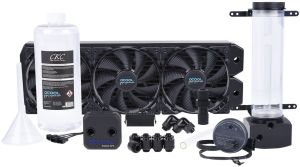 Chłodzenie wodne Alphacool Zestaw Ice Storm Hurricane Copper 45 3x140mm (1014161) 1