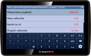 Nawigacja GPS SmartGPS TIR SMART SG775 TRUCK EU LTM 2