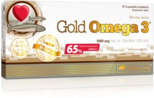Olimp Gold Omega 3 60 kapsułek (65%)/1000 mg blistry 1