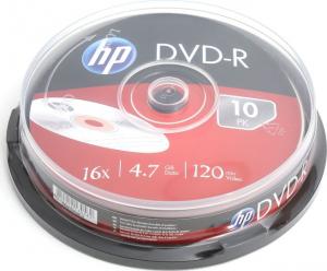 HP DVD-R 4.7 GB 16x 10 sztuk (hDME00026) 1