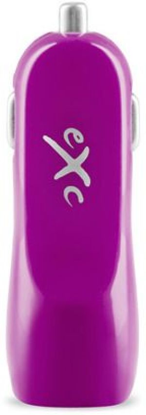 Ładowarka eXc  samochodowa SHINE, 2xUSB, 3.1A (AKE0UBLC0070) 2