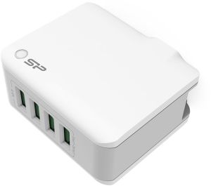 Ładowarka Silicon Power WC10 4x USB-A 2.4 A (SP4A4ASYWC104PUW) 4