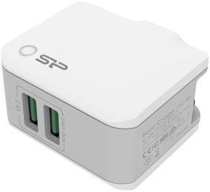 Ładowarka Silicon Power WC10 2x USB-A 2.4 A (SP2A4ASYWC102PUW) 2