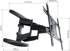 Techly Uchwyt ścienny ICA-PLB 172L 40'' - 80'' 4
