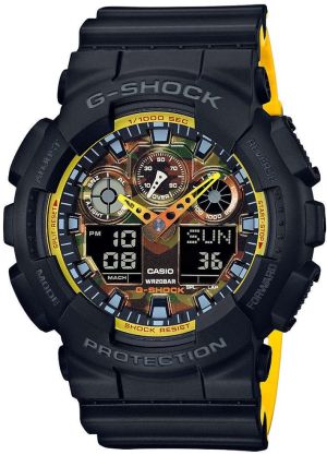 Zegarek Casio Zegarek męski G-Shock czarny (GA-100BY-1AER) 1