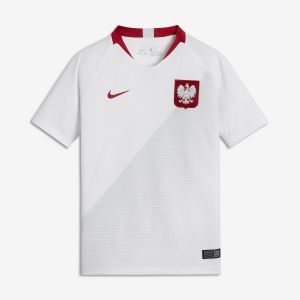 Nike Koszulka piłkarska Reprezentacji Polski Stadium JSY Home biała r. M (137-147cm) (894015 100) 1