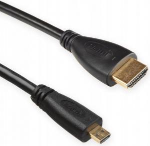 Kabel 4World HDMI Micro - HDMI 1.8m czarny (10555) 1