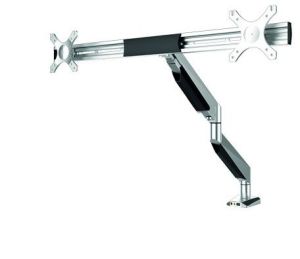 Neomounts Uchwyt biurkowy na 2 monitory 10" - 27" (NM-D750DXSILVER) 2